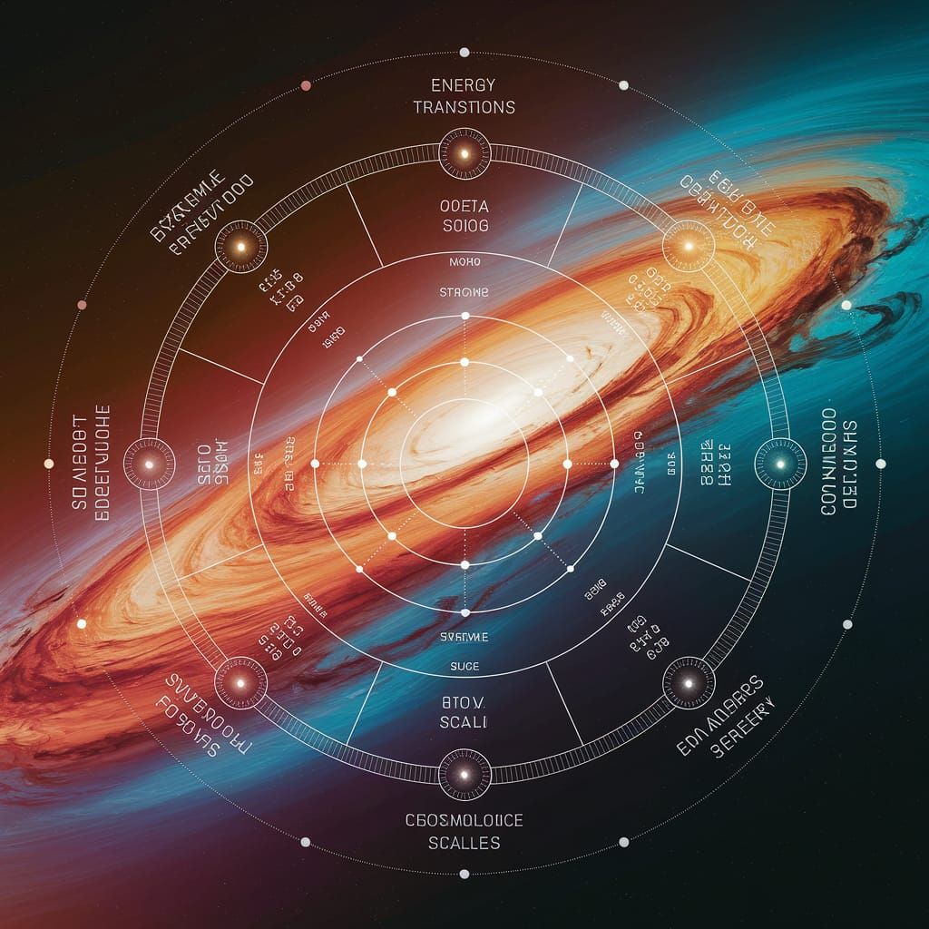 Cosmic Energy Evolution in Digital Art