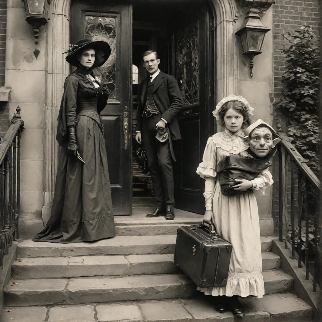 "Good Lord! A baby is one thing, but how can you expect us to accept a mutant? This isn't Scotland!"