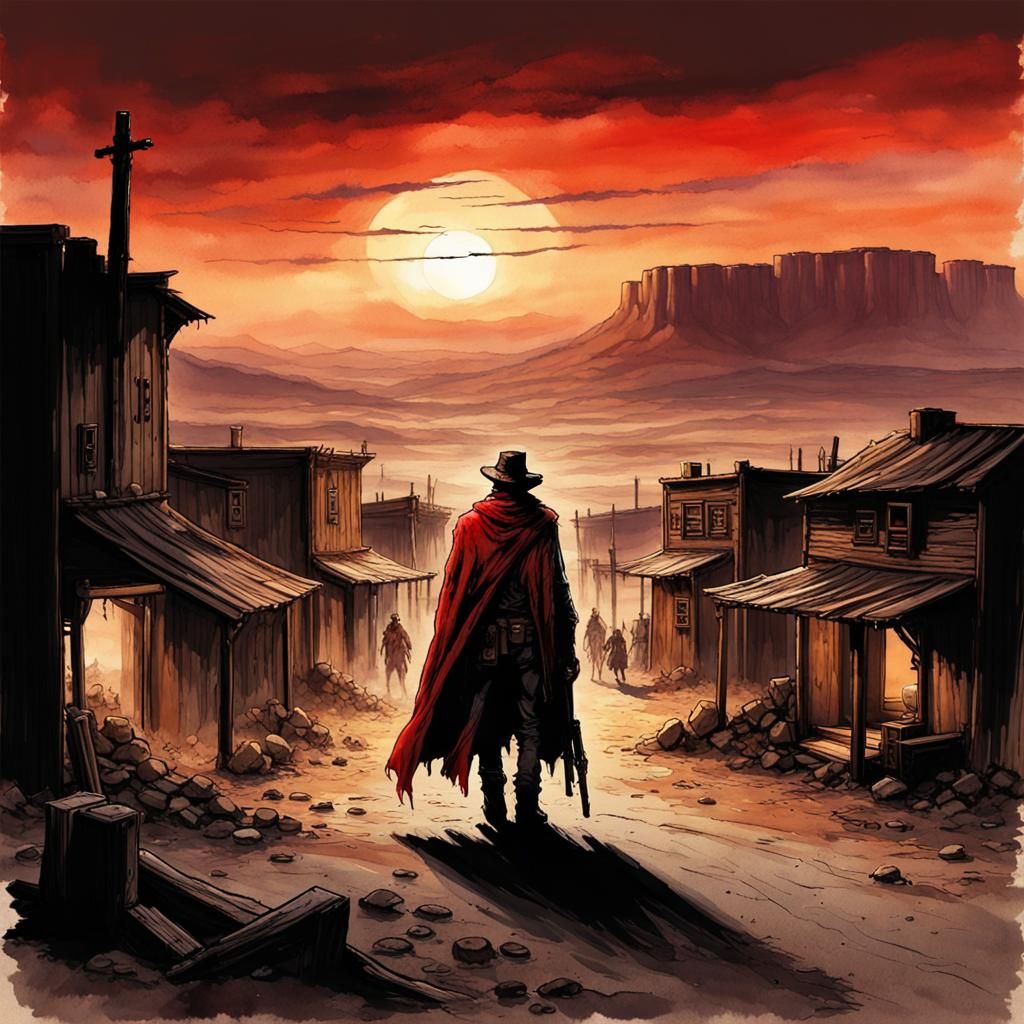 it's high noon - AI Generated Artwork - NightCafe Creator