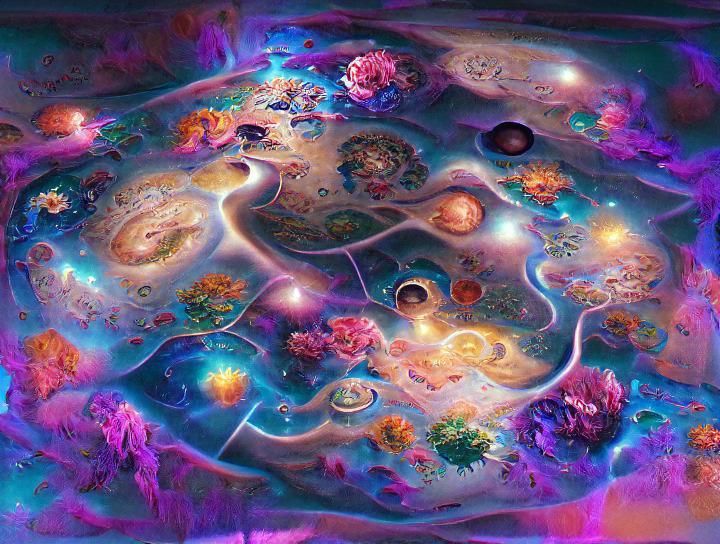 Map of the Cosmos - AI Generated Artwork - NightCafe Creator