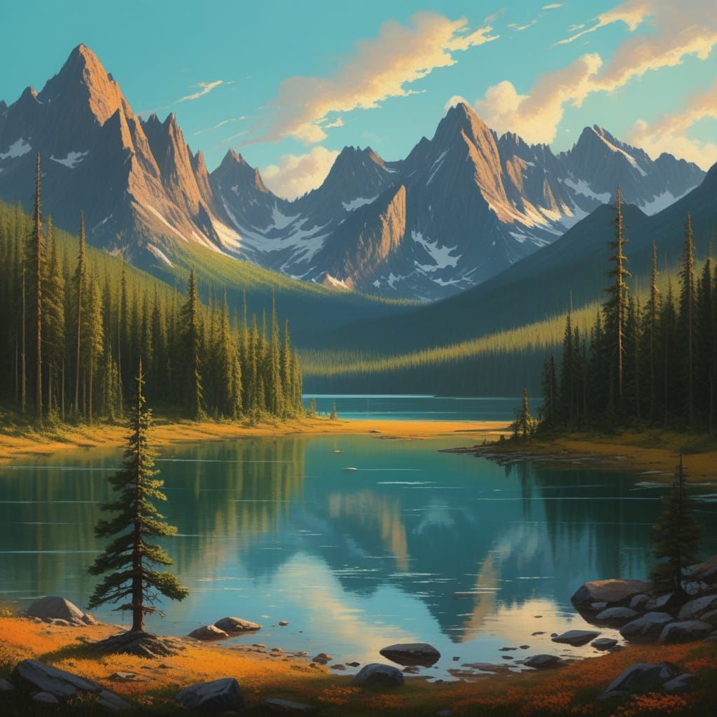 Banff National Park
:
A pristine wilderness with towering mountains, glaciers, valleys, lakes, and forests. 
