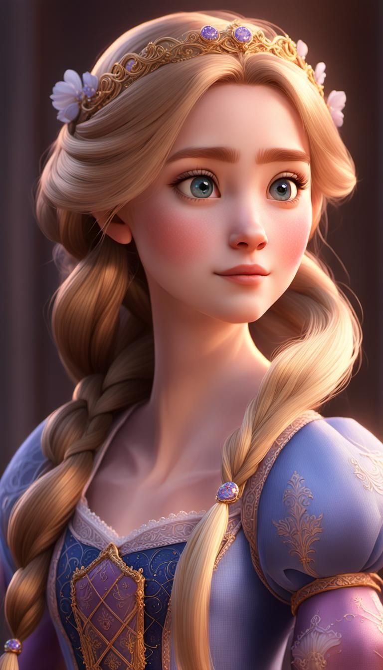 Princess Rapunzel - AI Generated Artwork - NightCafe Creator