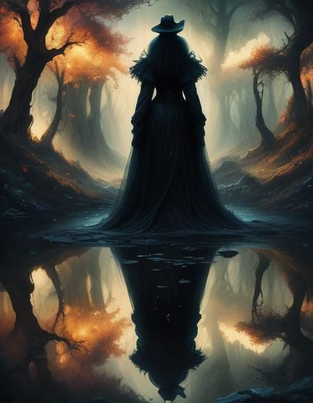 (2 mirrors with 2 women looking at reflections:1.9) <lora:Creepy cool:0.2> <lora:CrazyTown V2:0.2> <lora:Fantasy Inkling:0.2> <lora:Art Nouv...