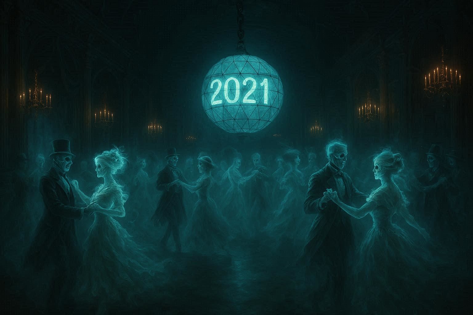 Specters having their New Year's Ball