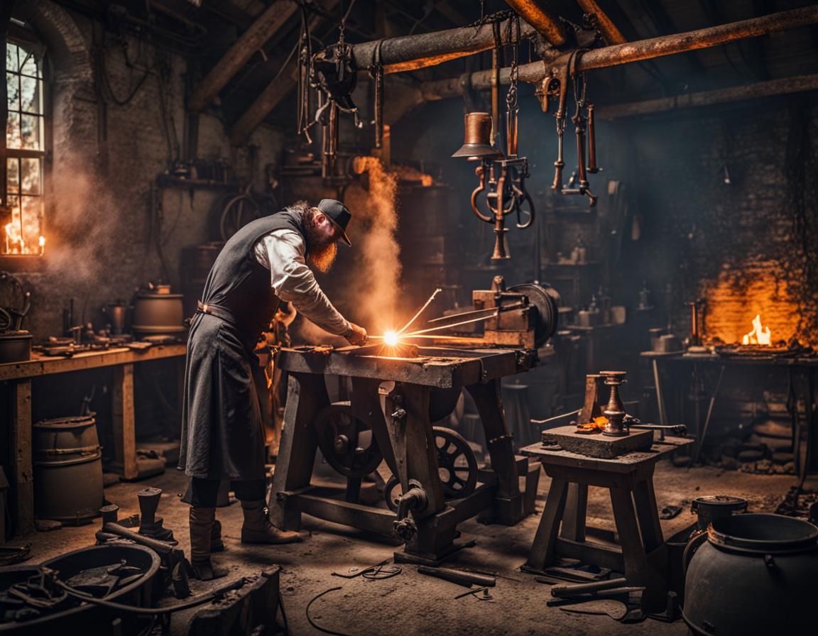 Blacksmith at work  by @Steno Alfa