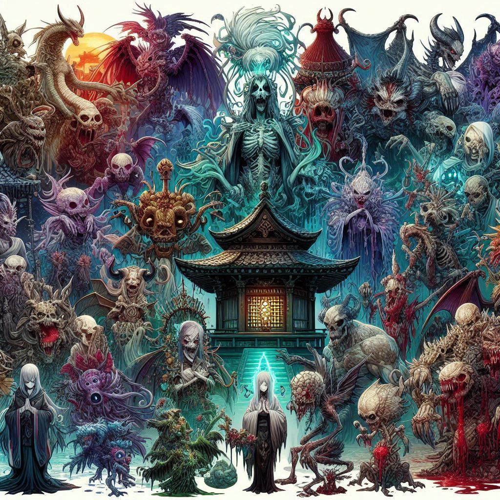 Little shop of Horrors, Graveyards, Shrines, Horror, Evil, Evil Incarnate, Death Incarnate, Imprisoned, Death, Dread, Monster, Evil Fae, Evi...