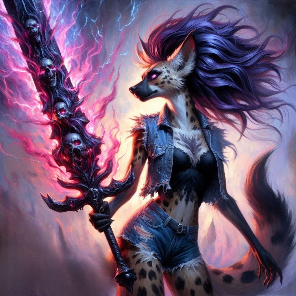 Scuzzy Admiring the Accursed Sword