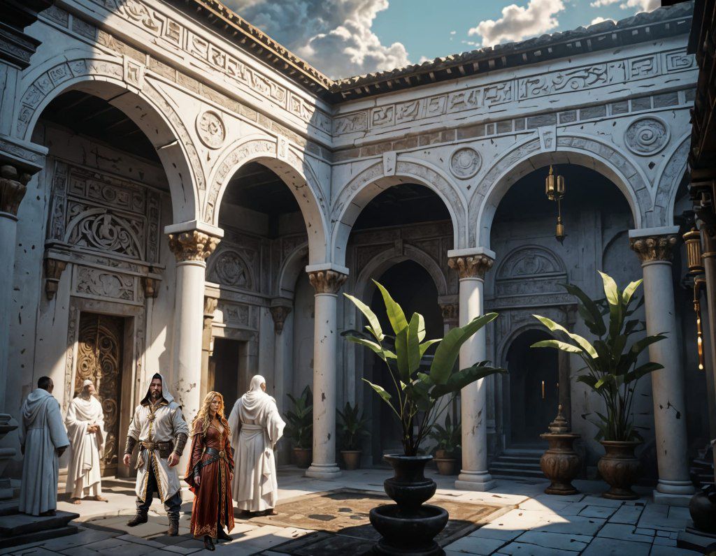 Temple of Palanthas (with the wizards Horus & Althea)