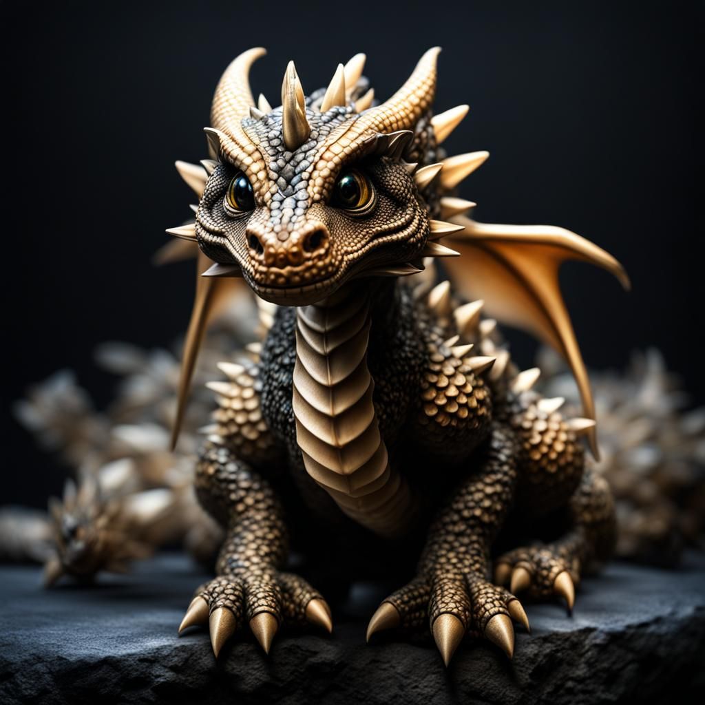 Cute lil pet dragon  by @Arrioch