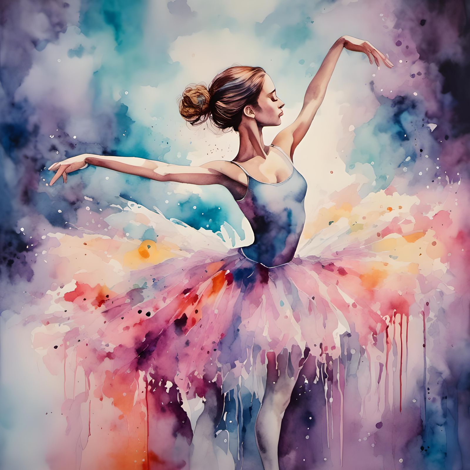 Ballerina Nbr 33 - AI Generated Artwork - NightCafe Creator