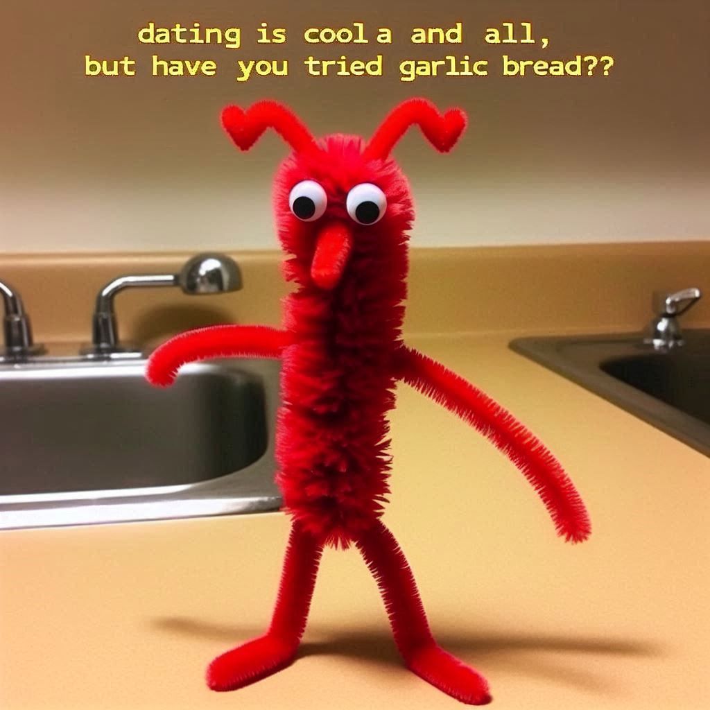 dating is cool and all, but have you tried garlic bread?
