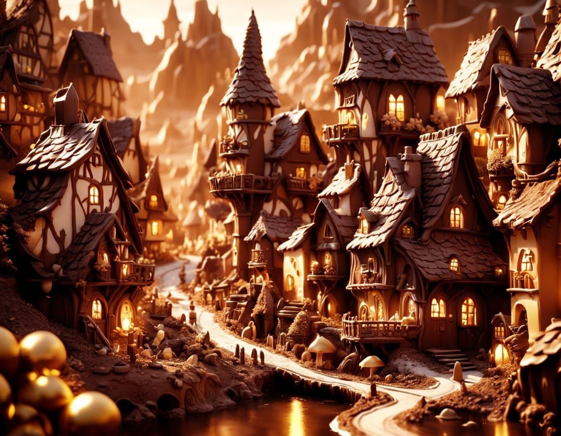 Chocolate village  by @John from Youngstown