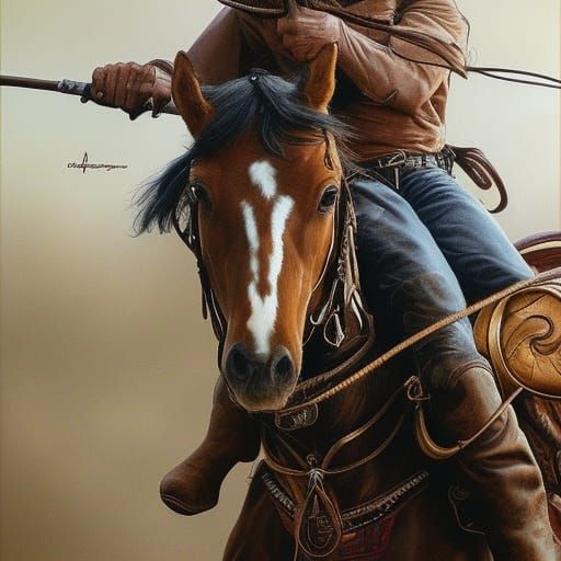 cowboy on a horse