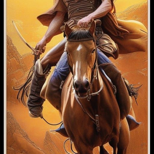 cowboy on a horse
