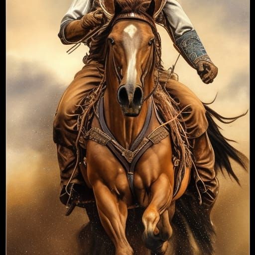 cowboy on a horse