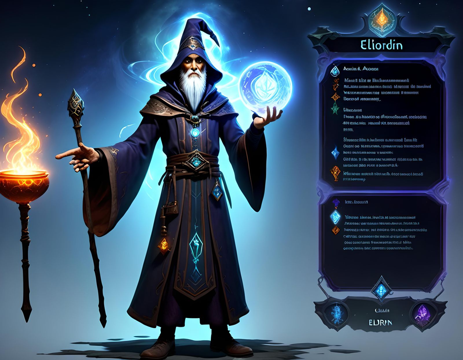 Eliordin, the wizard   by @Exnir26