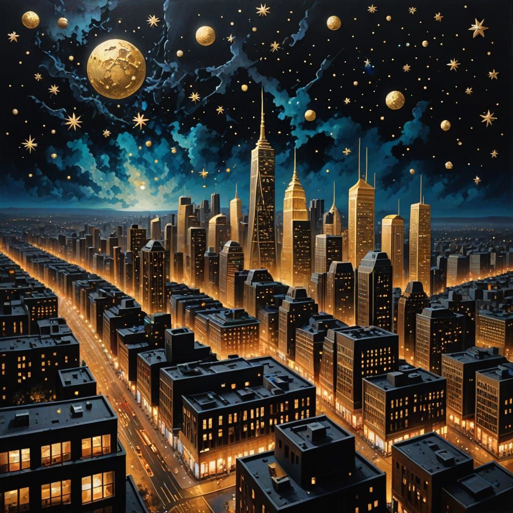 Golden city  by @Neverland