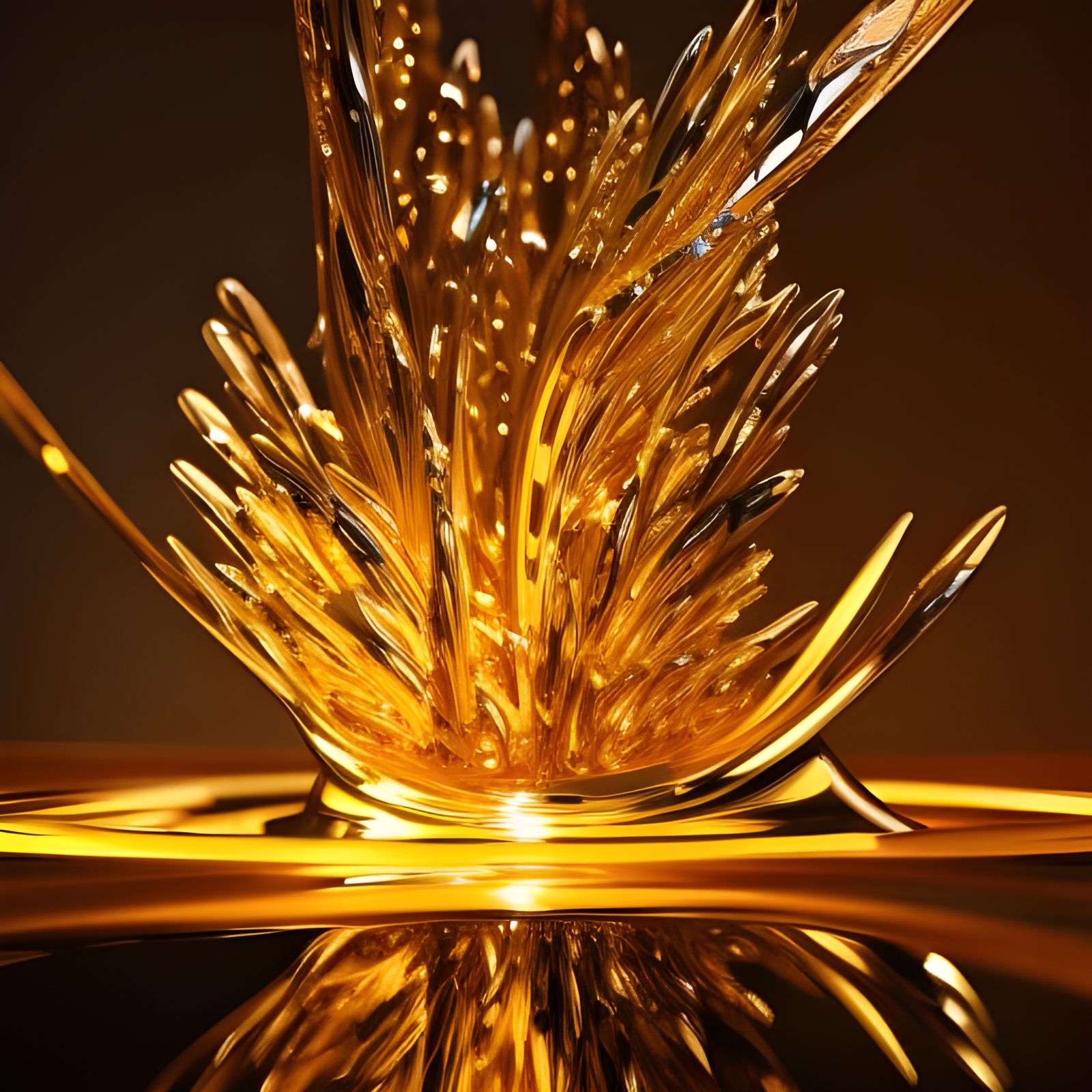 Gold splash   by @Aia