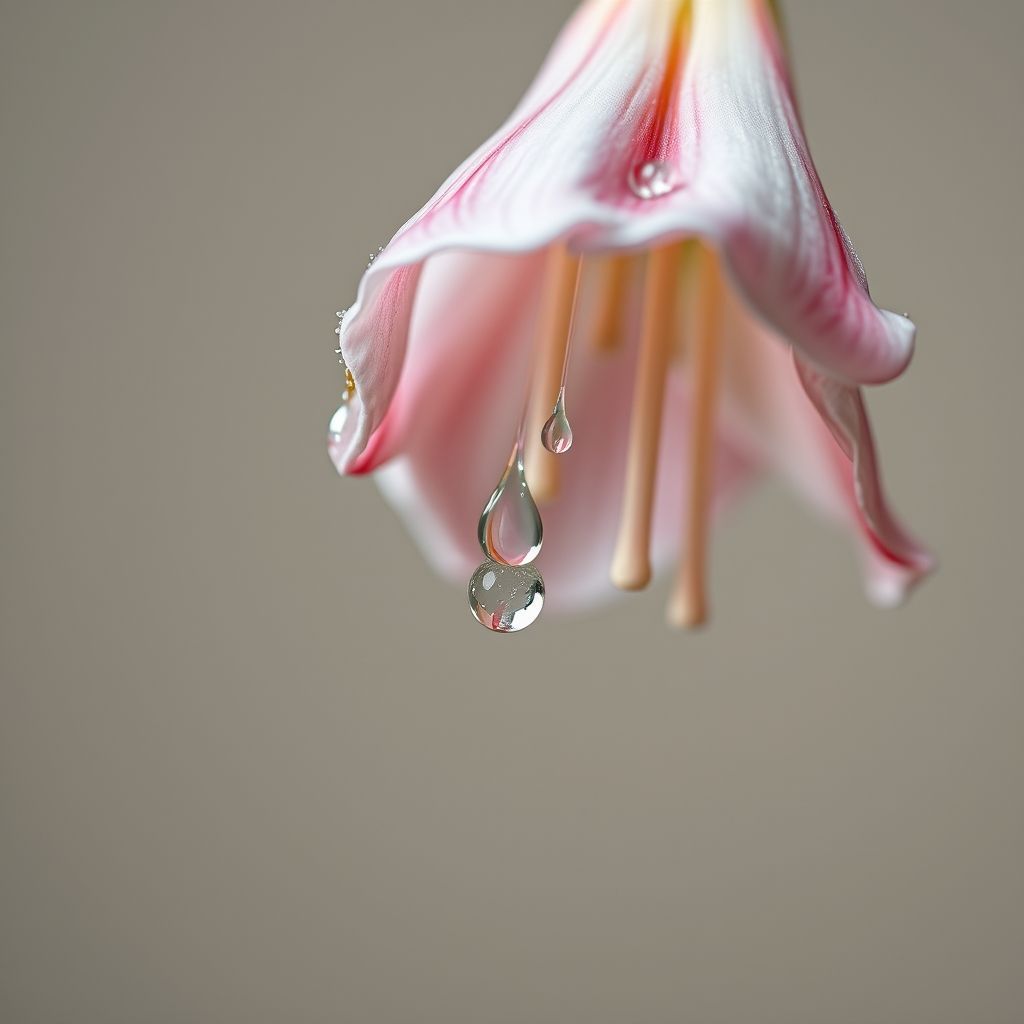 A delicate lily flower