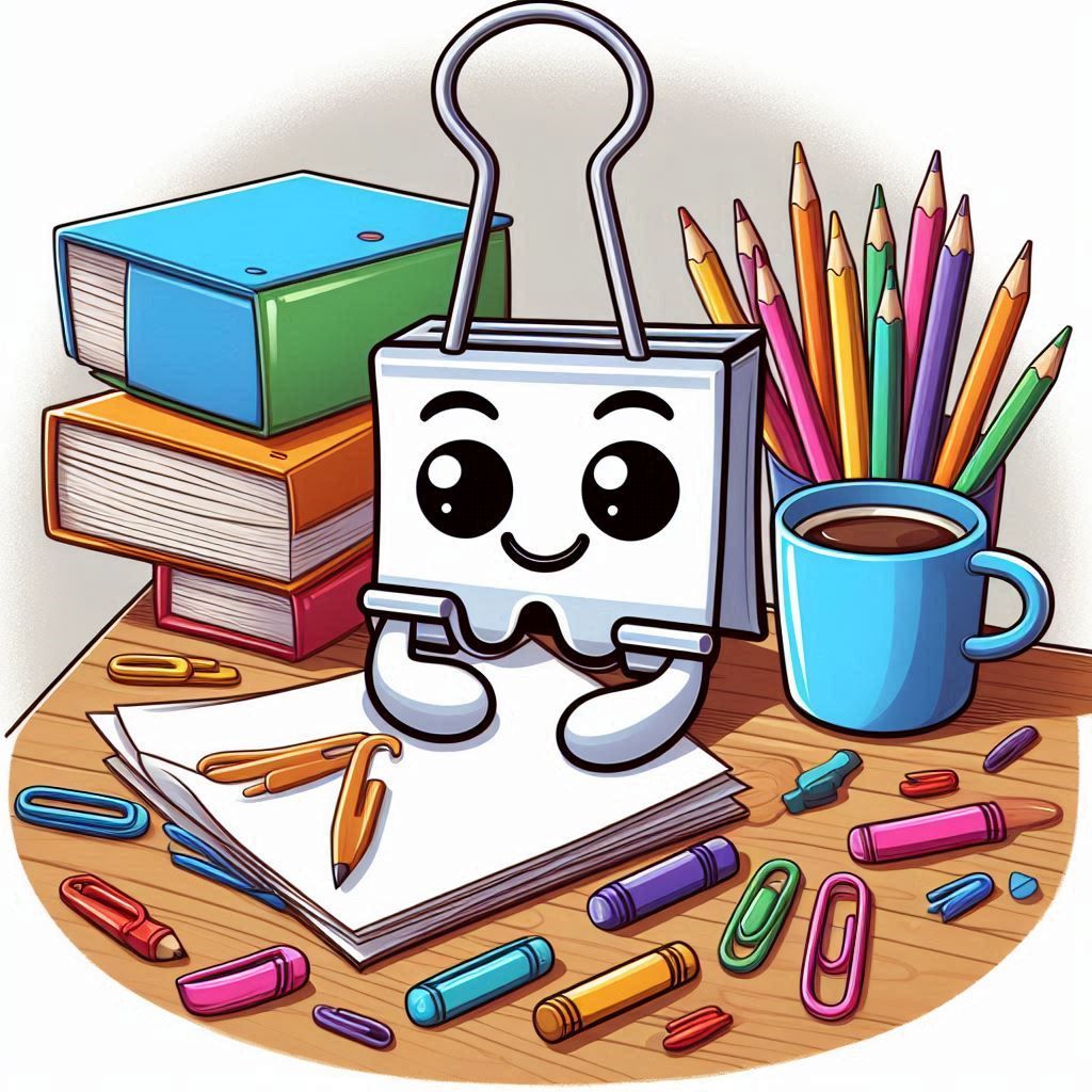 Upgraded Clippy doing AI art