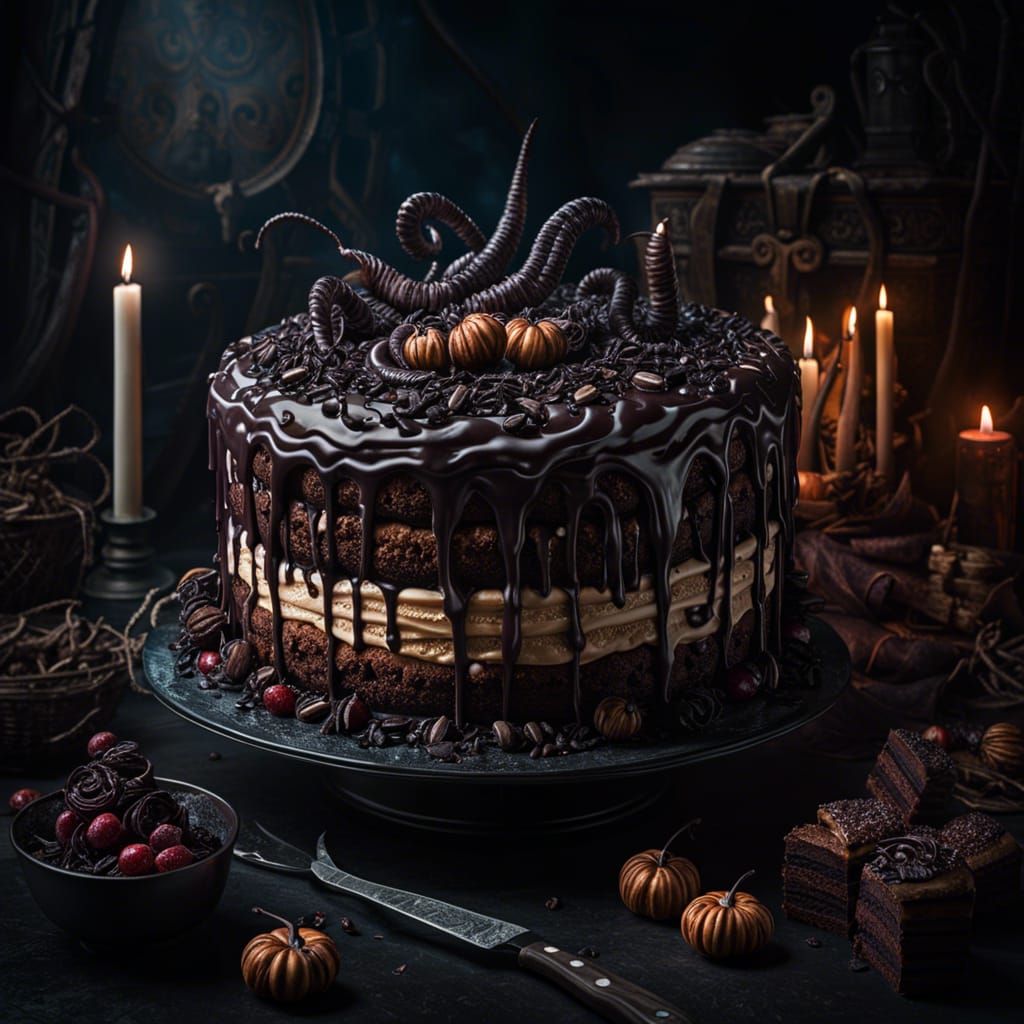 Dark Cake  by @Hani