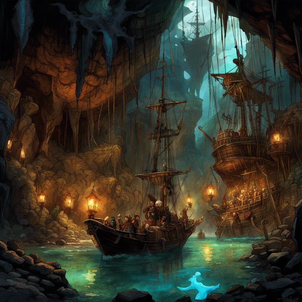 Pirate's Hideout  by @CatFish