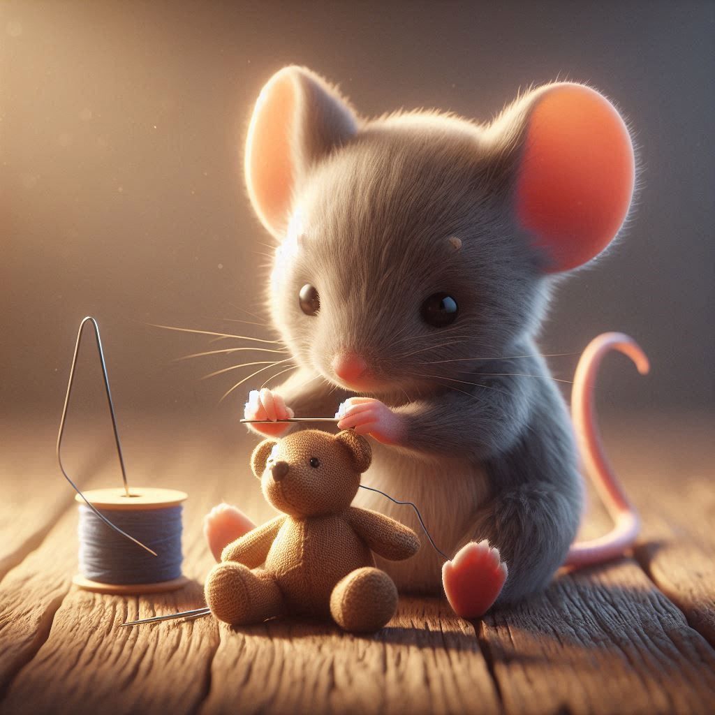 Tiny teddy needs repair