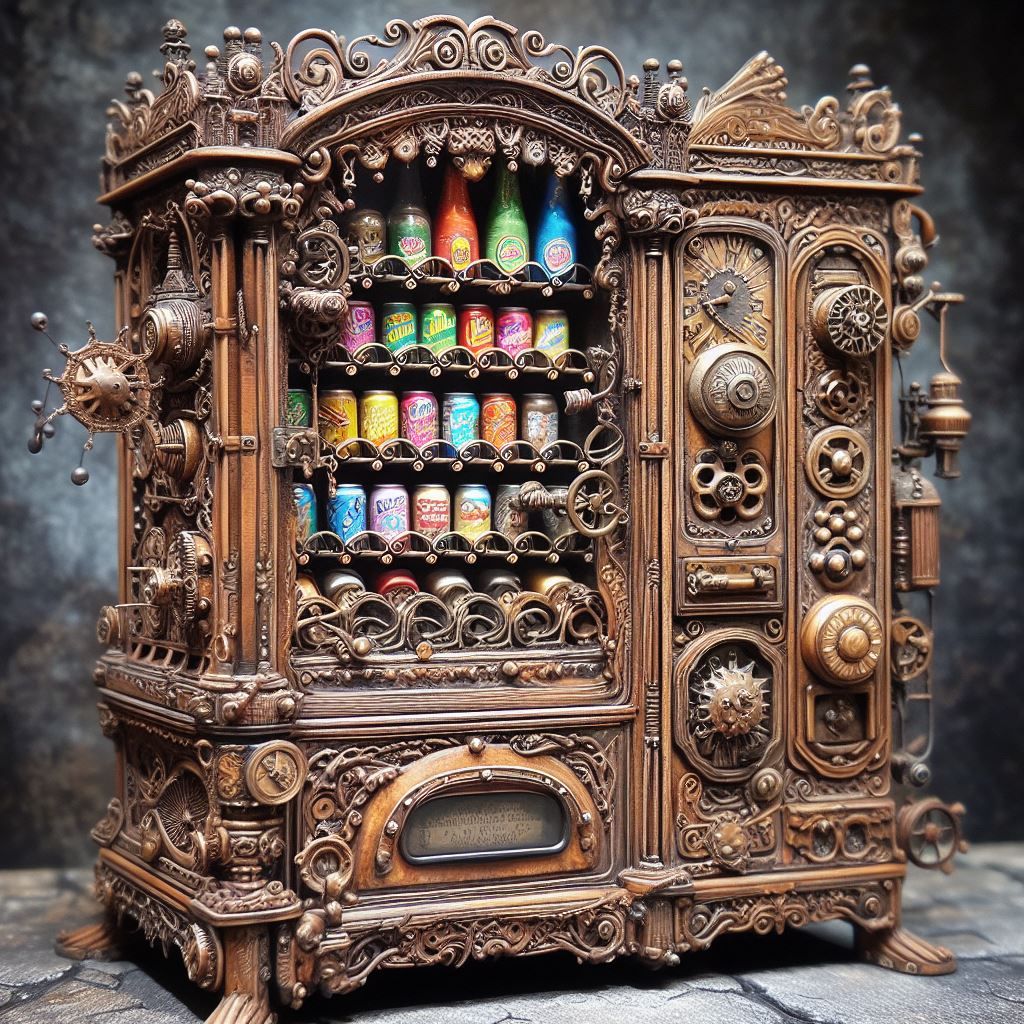 Steampunk Vending Machine