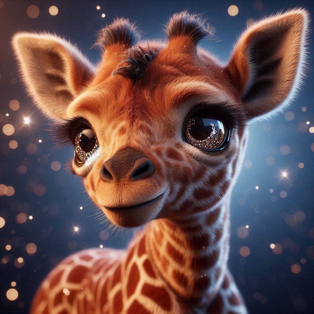 A giraffe