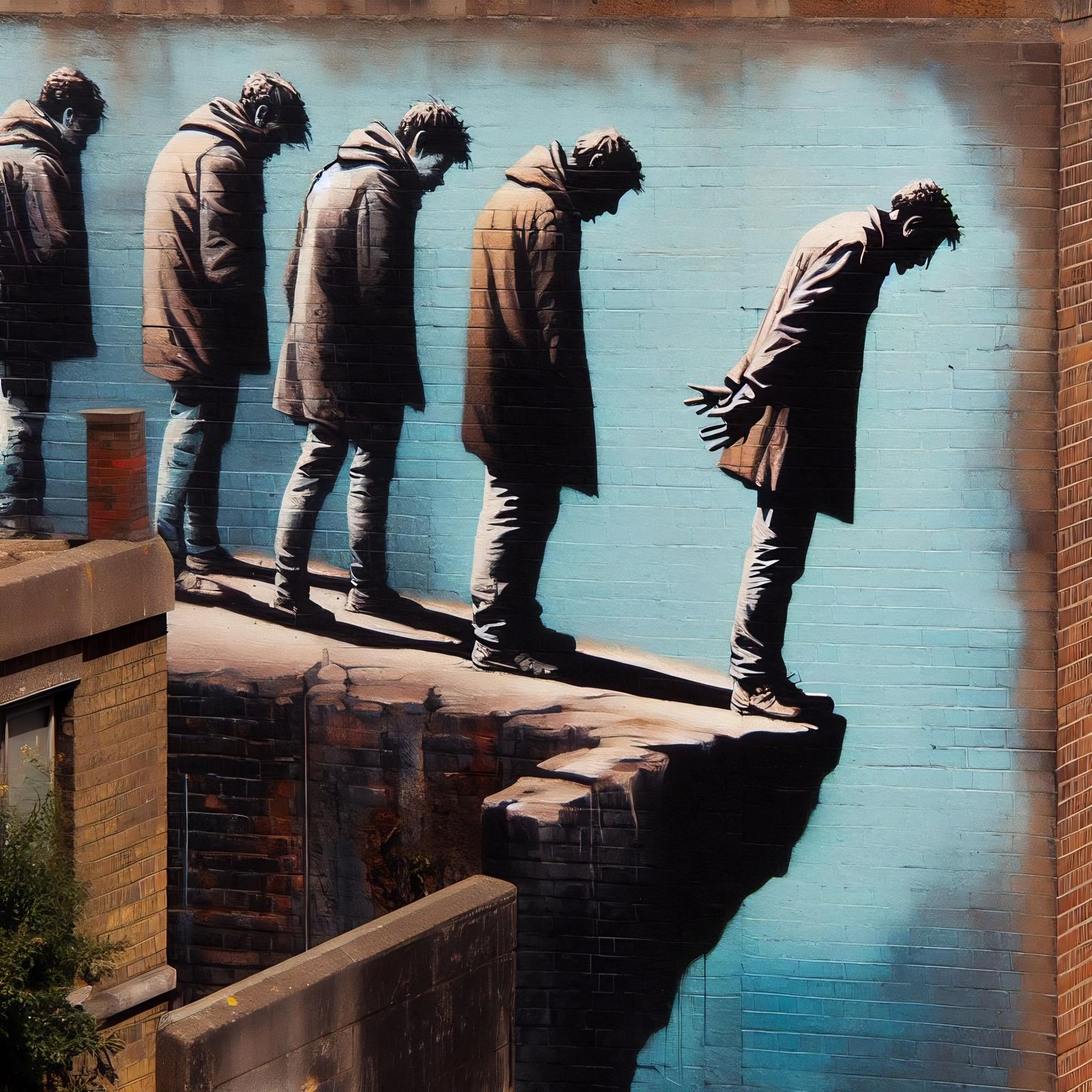 Standing on the edge of desperation