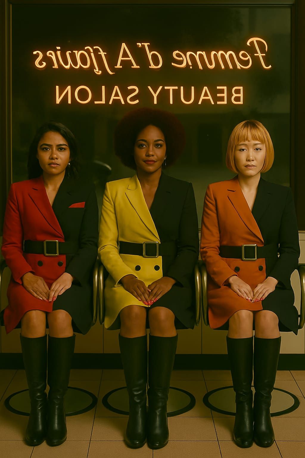 Red Yellow Orange, "Femme d'Affaires" beauty salon