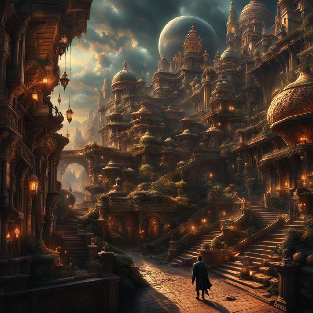 Surreal Digital Epic Cinematic Masterpiece Unveils Majestic...