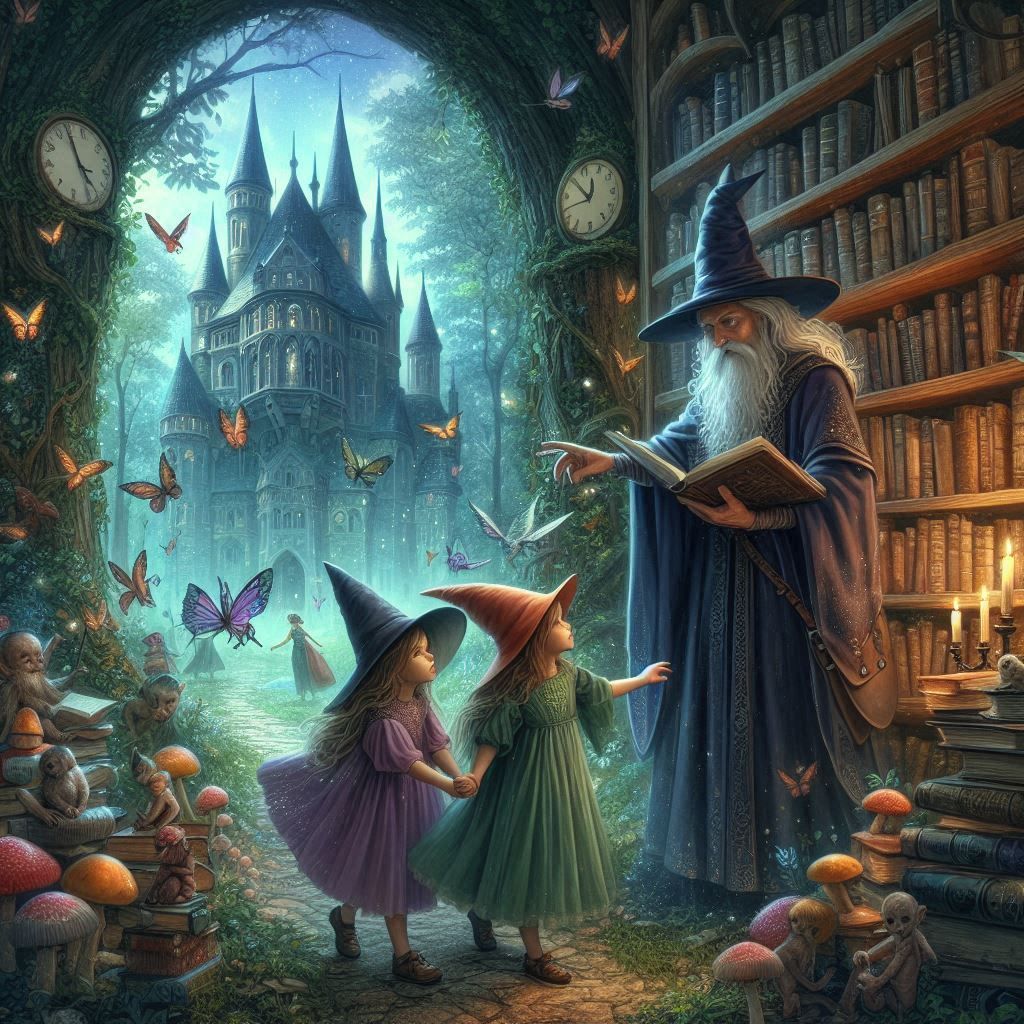 she brought them to the Wizards Library , he will teach and ...