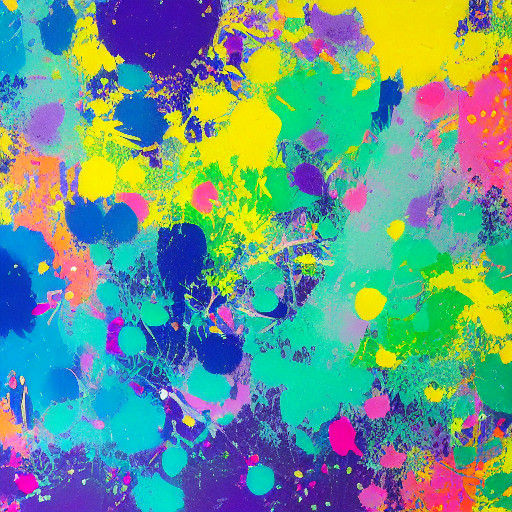 Vibrant Abstract Expressionism Masterpiece