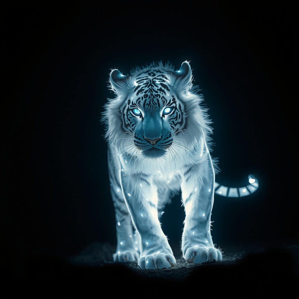 Ethereal Tiger  by @Sherkhal