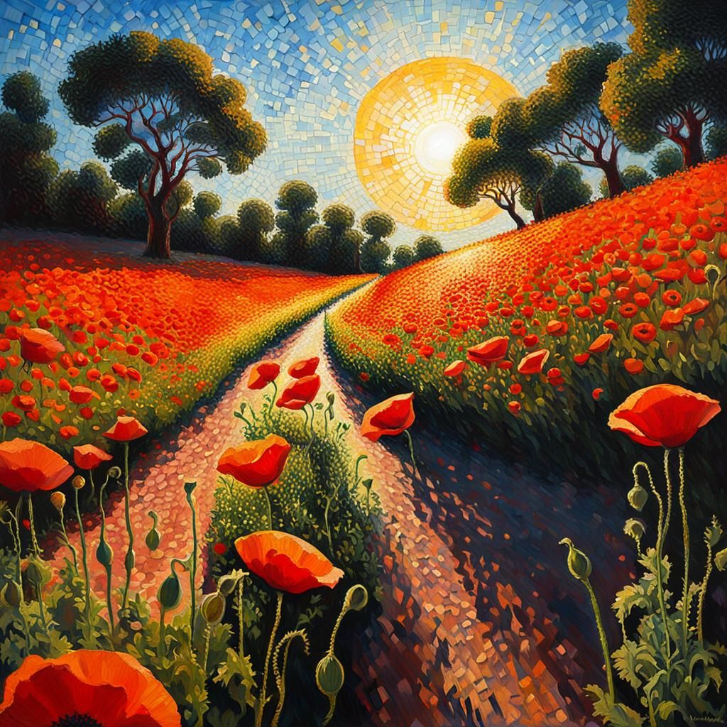 Field of Poppies  by @Leddar