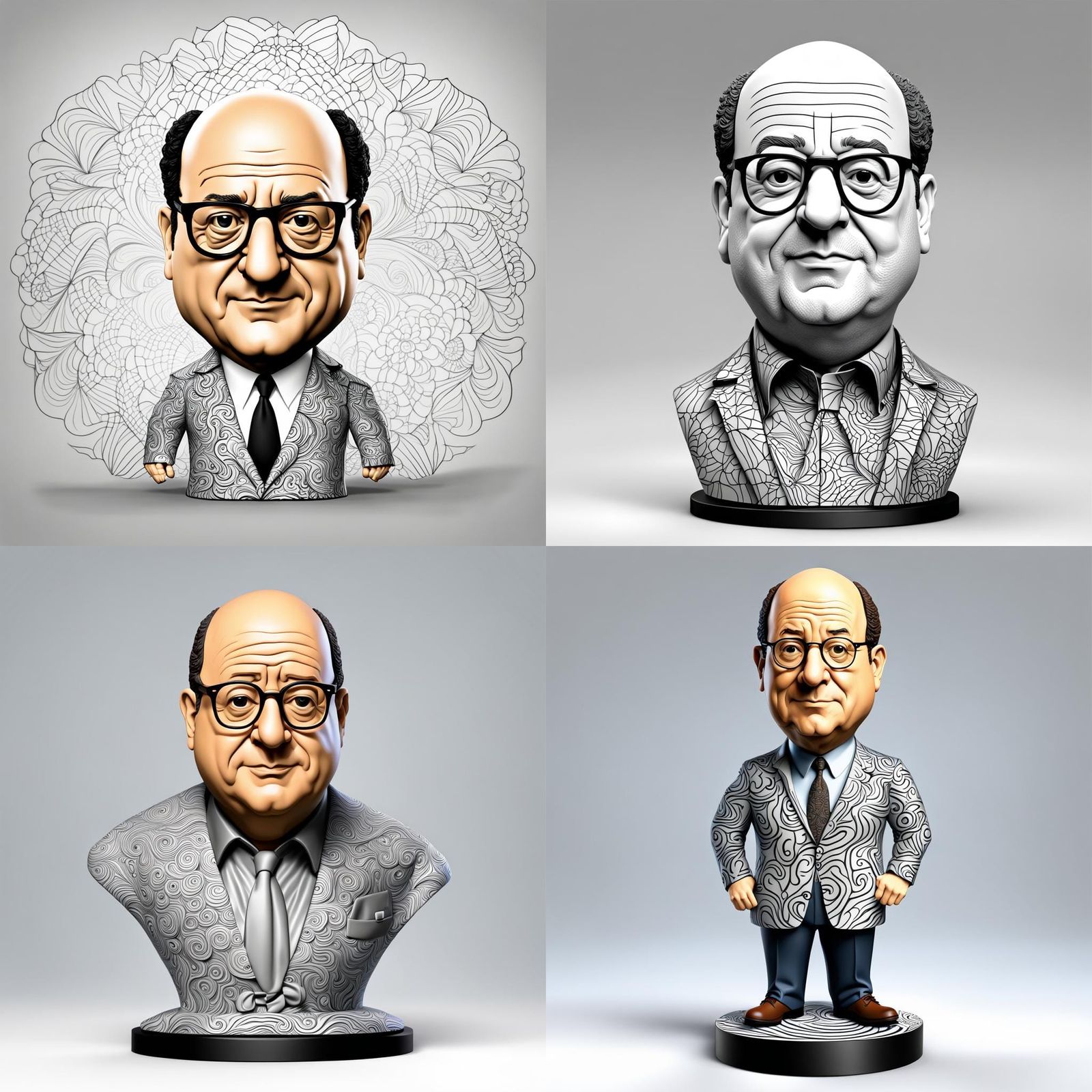 George costanza bobblehead doll seinfeld george bobblehead ai