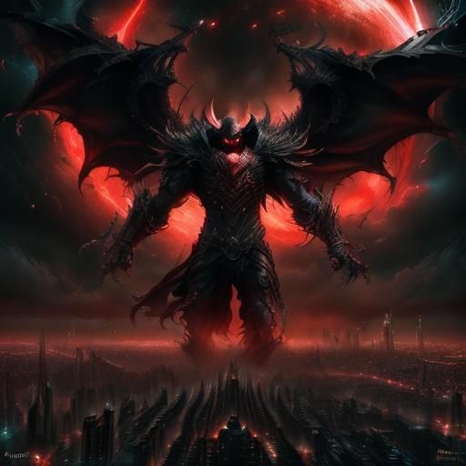 <lora:Evil:1.0> villain, cityscape at night