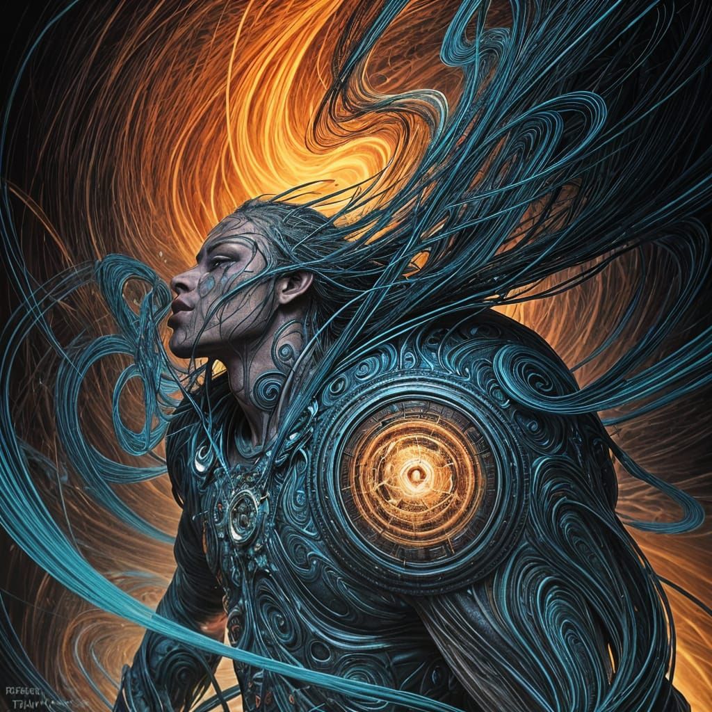Mind Blown in Hyper-Realistic Comic Book Art