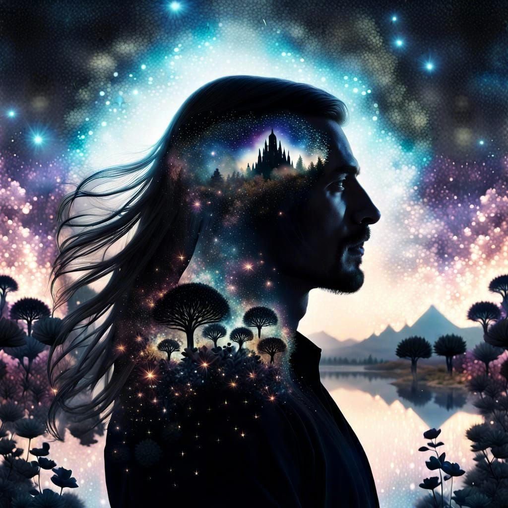 "Become the music, one with alpenglow. You are my path, my home, my star. A beautiful tale within the alpenglow."   by @Asmodina_Devruhadabra