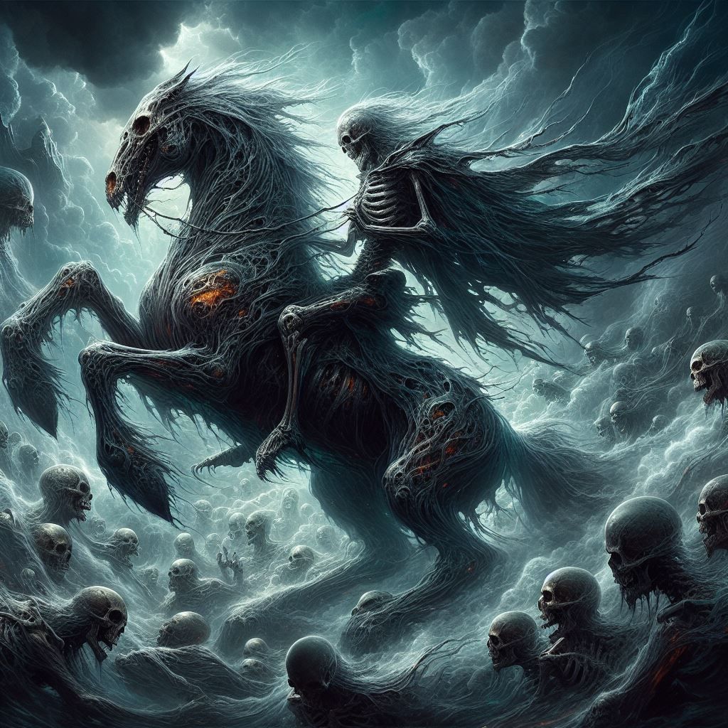 Grimdark Skeleton Rider