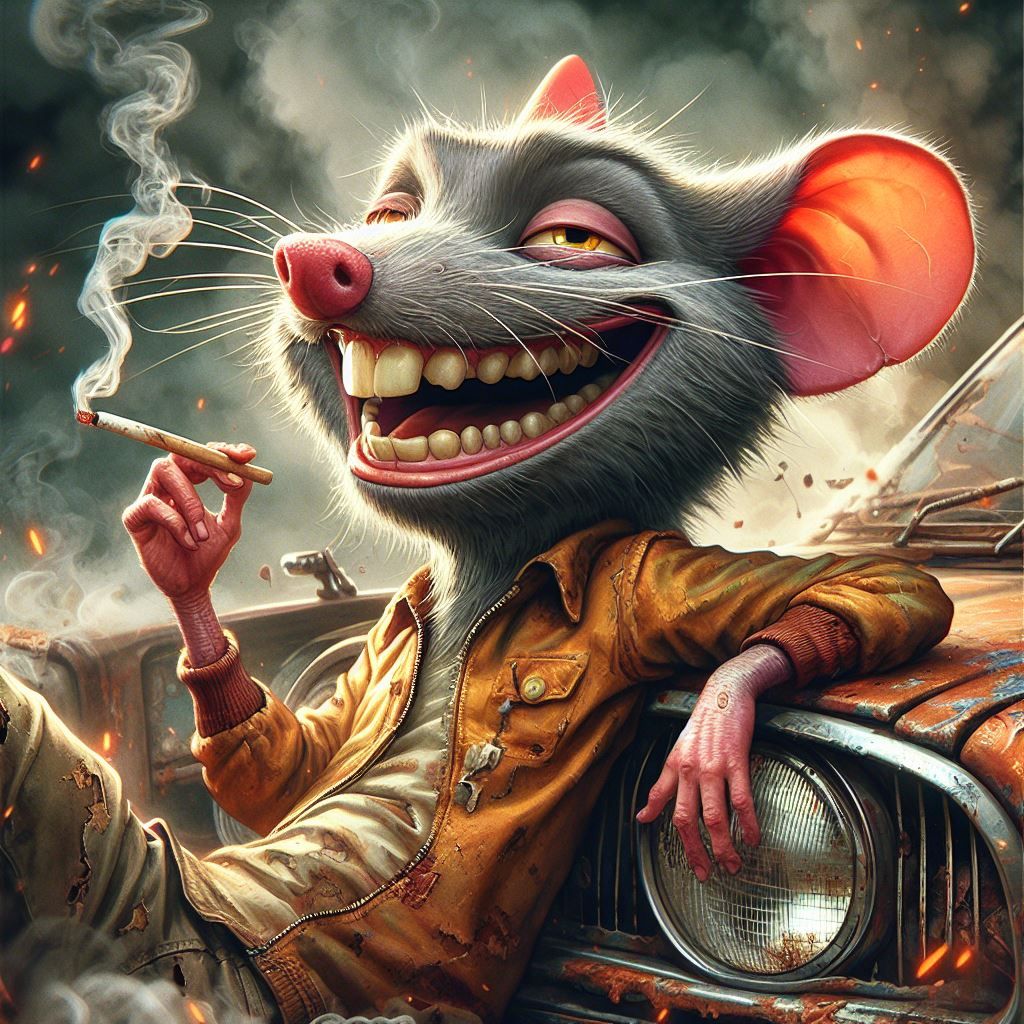 Le rat moqueur rieur...