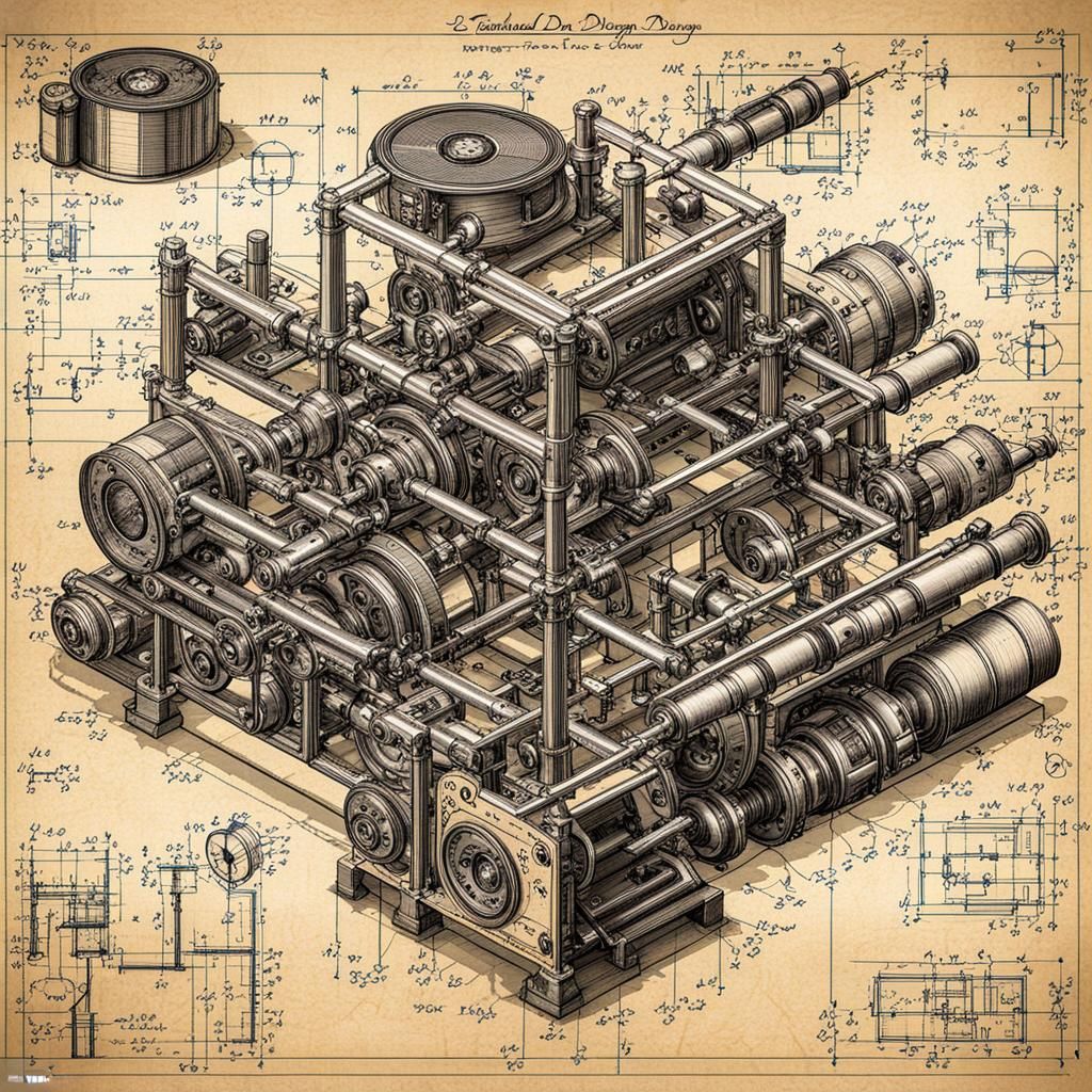 Ai Generated Schematics Schematics And Technical Plan