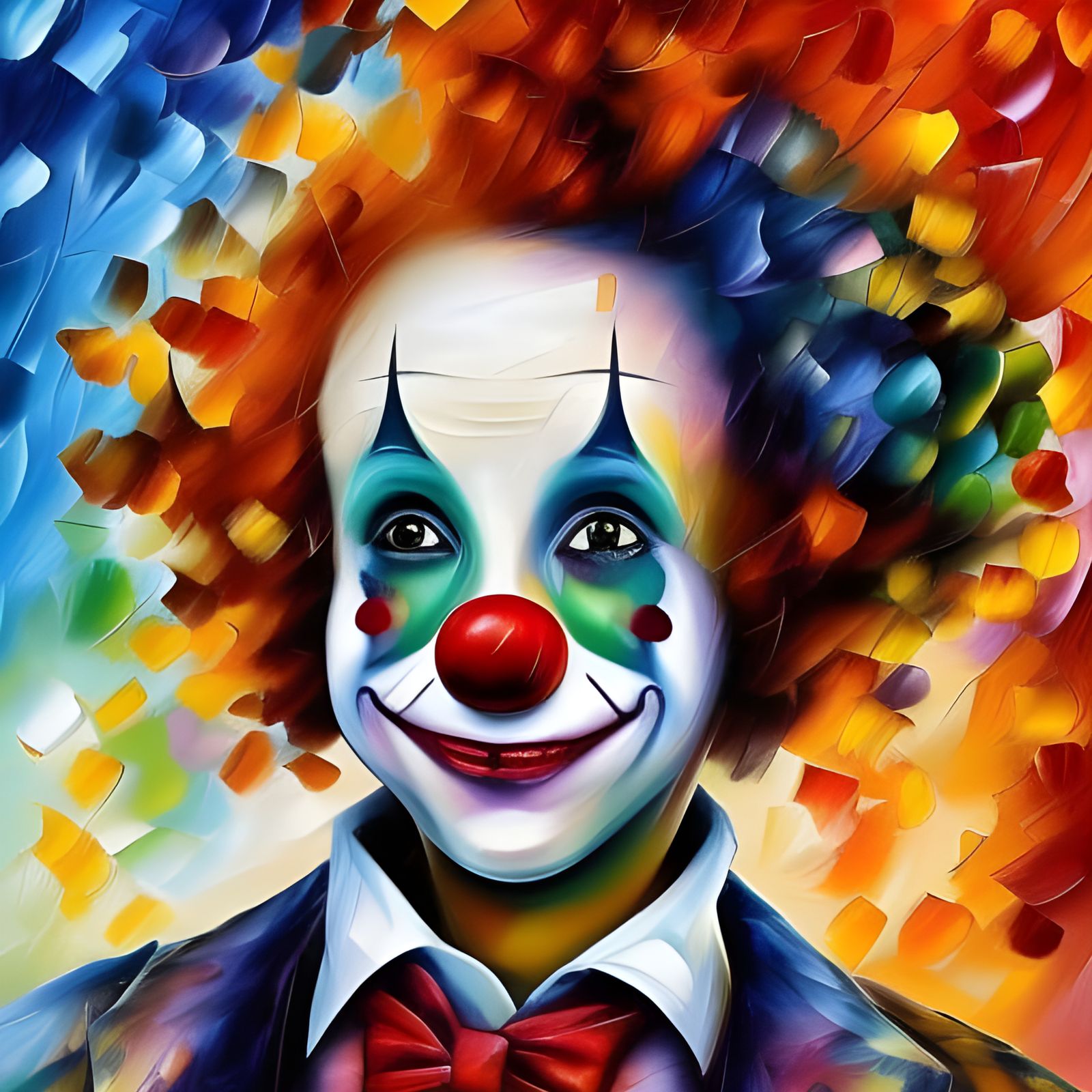 The smile of a clown  by @Ellie