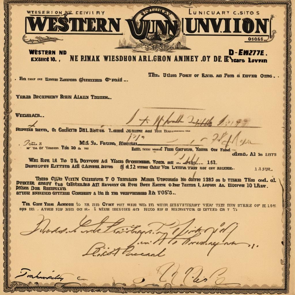 Western Union received a letter from Dr. Emmett Brown back on September 1, 1885, and were instructed ...  by @Captain Archer