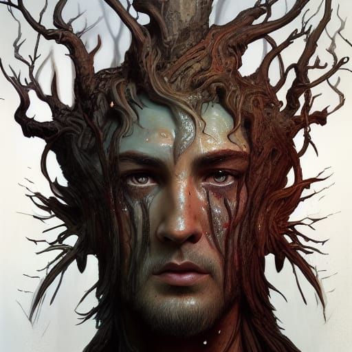 The Face of the Weirwood Tree - AI Generated Artwork - NightCafe Creator