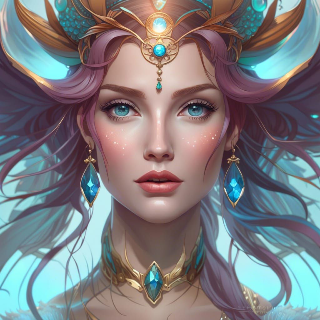 Ethereal mermaid - AI Generated Artwork - NightCafe Creator