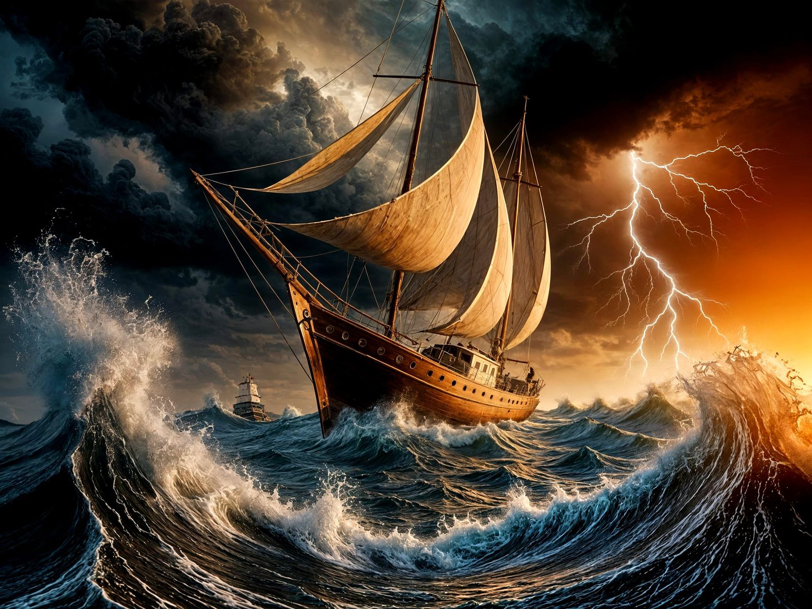 Stormy seas  by @Lex