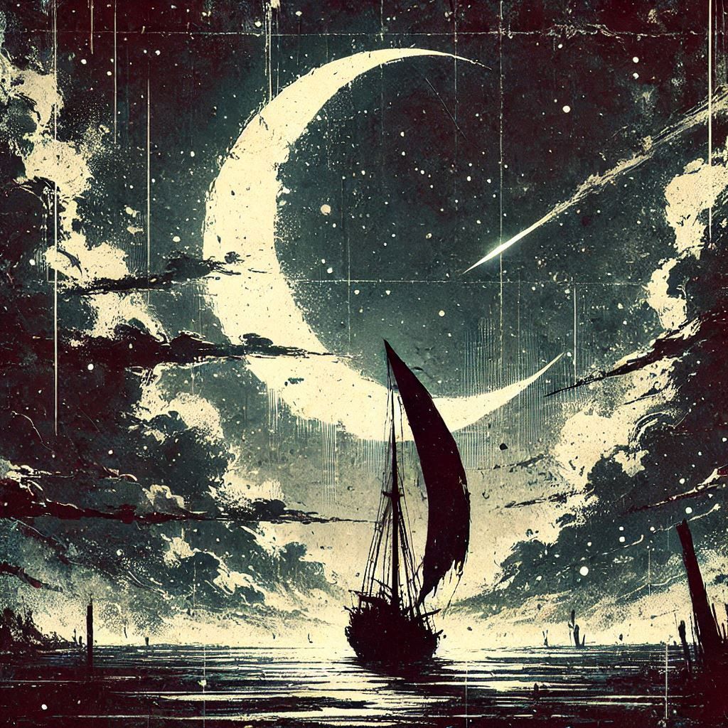 Under the Waning Crescent Moon   by @MSmith 