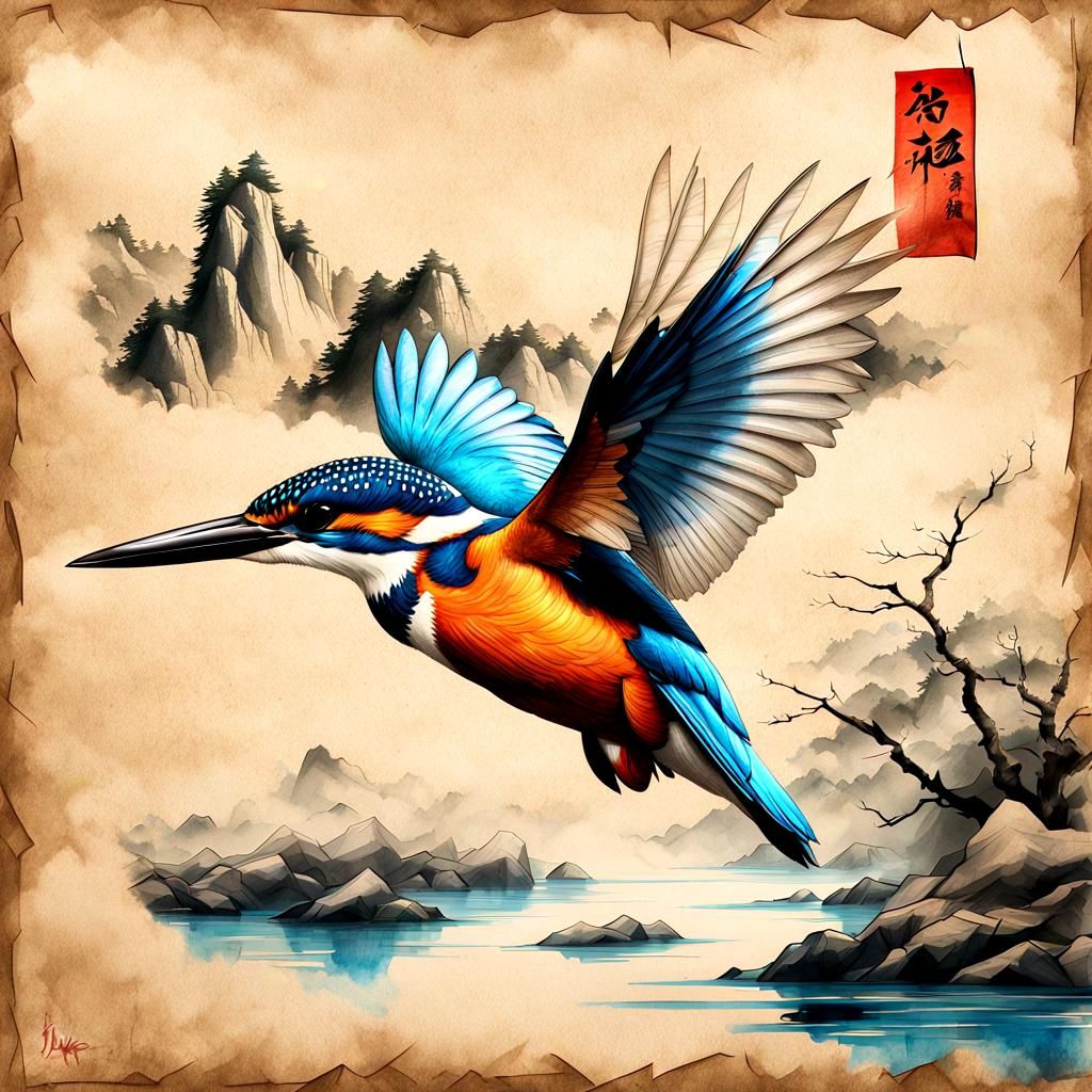 Kingfisher  by @MordecAI
